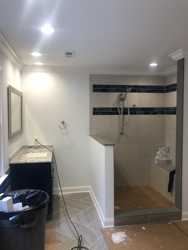 Medford, NJ - Master bathroom almost ready !! Medford, NJ - Master bathroom almost ready !!