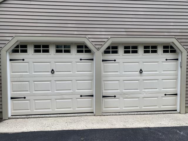 Southampton Township, NJ - Removed and replaced all trim and fascia around garage doors Southampton Township, NJ - Removed and replaced all trim and fascia around garage doors