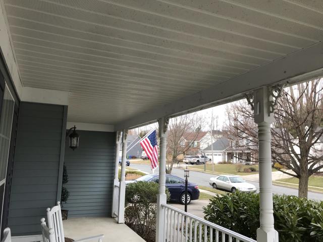 Evesham, NJ - replaced all rotting columns and railings on existing front porch Evesham, NJ - replaced all rotting columns and railings on existing front porch