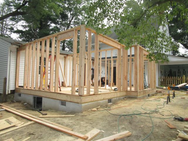 HAINESPRT Township, NJ - Building an addition onto an existing home, the finish product is going to be amazing. A lot of work goes into an addition that you never get to see, such as, digging into the ground setting a foundation and any plumbing that would need to be added. Lots of paperwork behind the scenes also. HAINESPRT Township, NJ - Building an addition onto an existing home, the finish product is going to be amazing. A lot of work goes into an addition that you never get to see, such as, digging into the ground setting a foundation and any plumbing that would need to be added. Lots of paperwork behind the scenes also.