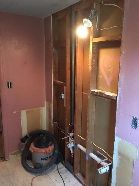 Cherry Hill, NJ - Our Marlton bathroom project is underway ! We love a clean jobsite ! Check back for more updates. Cherry Hill, NJ - Our Marlton bathroom project is underway ! We love a clean jobsite ! Check back for more updates.