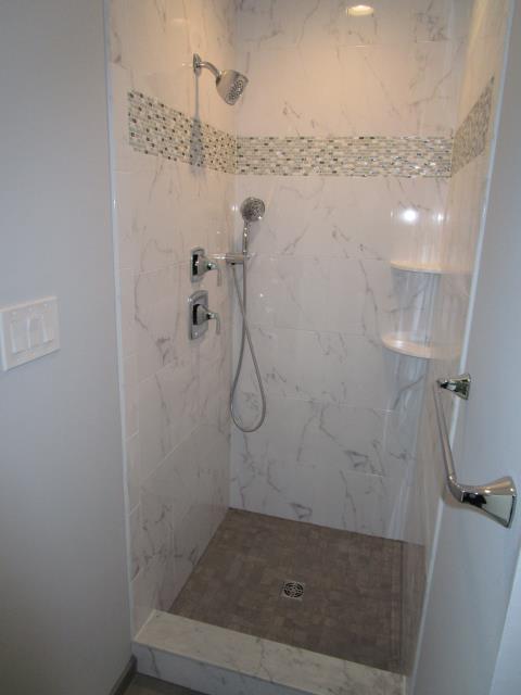 Medford, NJ - The new shower in our Highbridge bathroom project is almost ready ! Medford, NJ - The new shower in our Highbridge bathroom project is almost ready !