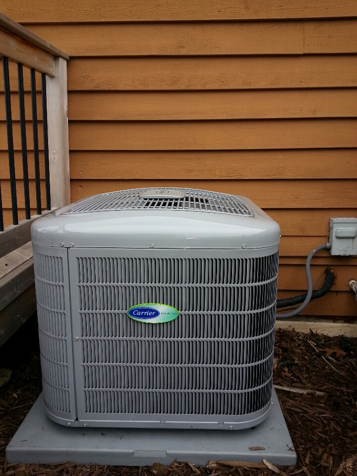 Install Carrier furnace and air conditioner 