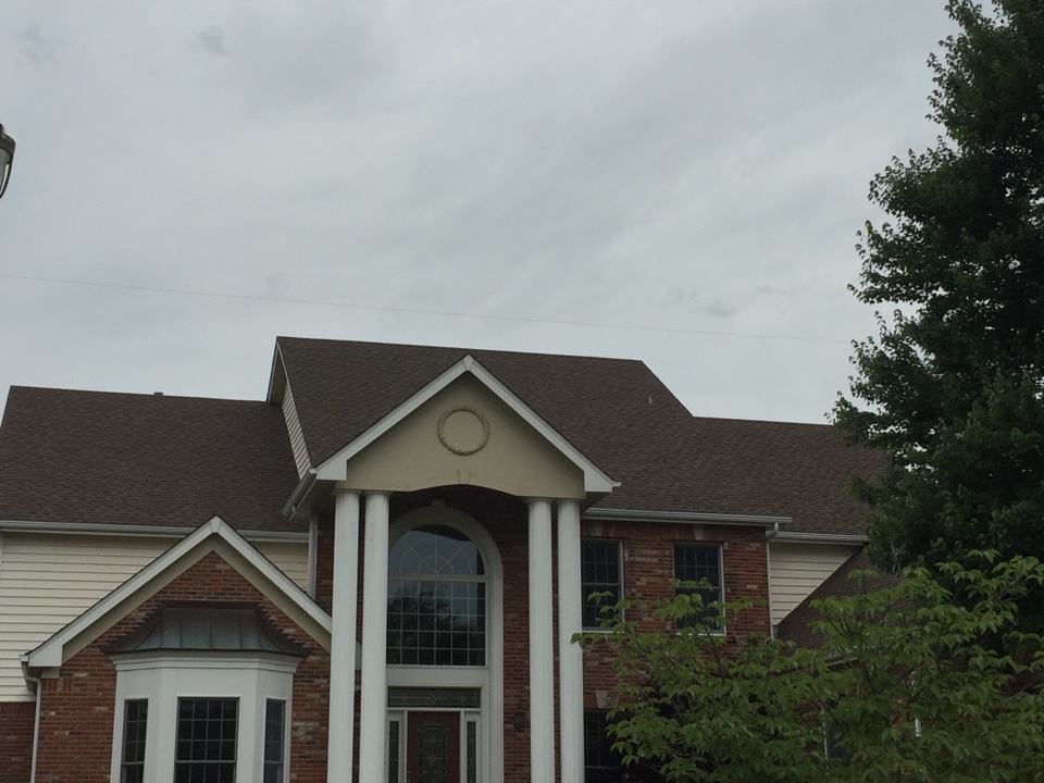 Creve Coeur, MO - We did the neighbor's roof as well! Creve Coeur, MO - We did the neighbor's roof as well!