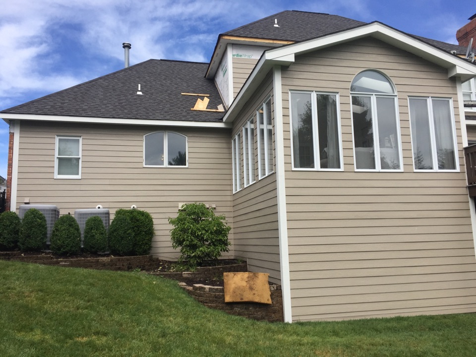 Chesterfield, MO - Installing LP SmartSide Siding with DiamondKote finish in Chesterfield, MO 63017 Chesterfield, MO - Installing LP SmartSide Siding with DiamondKote finish in Chesterfield, MO 63017