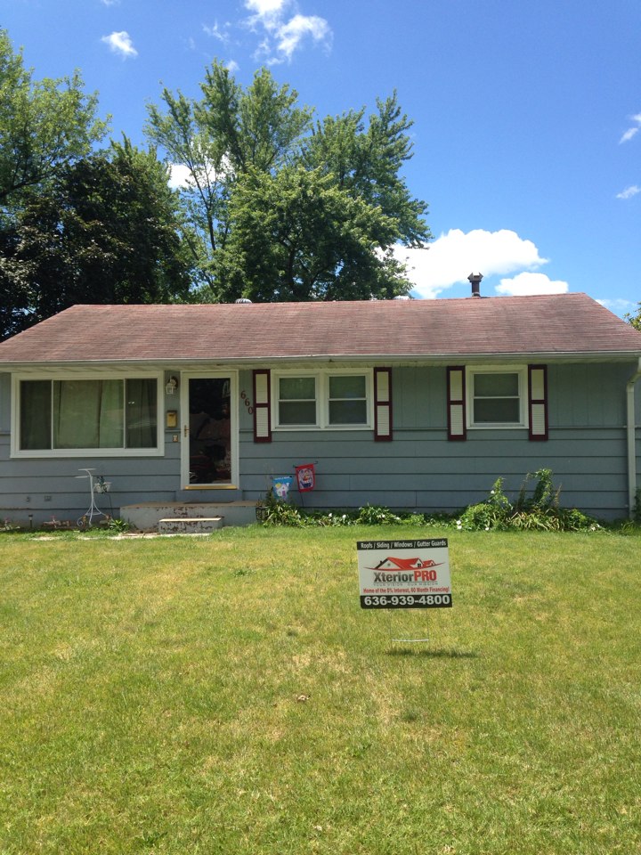 Florissant, MO - Just completed a production consultation with Chris H. for mastic siding Florissant, MO - Just completed a production consultation with Chris H. for mastic siding