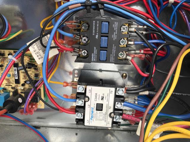 Approved air conditioning repairs scheduled for a retailer in Beverly Hills, California. Their commercial 10 ton Trane package unit had a failed compressor contactor that had to be replaced. After making repairs, tech cycled and ran system to confirm all ops. No more issues to report, unit running normally now.