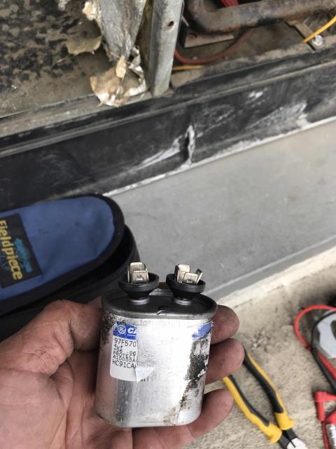 Dispatched our Beverly Hills CA air conditioning tech to inspect a commercial AC unit at an office building. The technician found that the heat had stopped working due to an overheating inducer motor. The run capacitor was failing. He was able to source the part from a local part house and return, replacing the capacitor and cycling the unit back on. Heating operational again, amperage good and no more issues at this time.