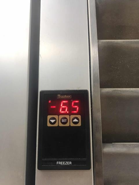 Received an urgent request from a customer to inspect their commercial refrigeration equipment in El Cajon CA. Temperatures had risen on their Traulsen freezer overnight. Our service tech that upon arrival, door was not closed properly. Tech closed the door while inspecting the unit, tested all pressures and checked electrical. No issues found. Freezer temps had dropped down to -6 degrees and falling during inspection. Advised staff to make sure door was shut tight to avoid future issues.