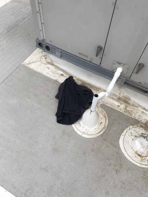 Bakersfield, CA - Received an AC call for a home goods store in Bakersfield CA that reported their office and back of store weren't cooling. Their EMS system registered the space at 80 degrees with a unit supply temp of 80 as well. The technician pinpointed the #6 Lennox unit. The system had its blower access panel removed and the draft motor vent had been moved inside the heat exchanger compartment. Ignition control module was hanging by a wire. Tech also noted clothing left on the roof next to the unit. Resolved all issues to get unit cooling again. Spoke to manager onsite, possible issue with separate contractor who was onsite the previous day or transients who have been occasionally found on the roof. Confirmed with EMS that site is cooling normally again. Bakersfield, CA - Received an AC call for a home goods store in Bakersfield CA that reported their office and back of store weren't cooling. Their EMS system registered the space at 80 degrees with a unit supply temp of 80 as well. The technician pinpointed the #6 Lennox unit. The system had its blower access panel removed and the draft motor vent had been moved inside the heat exchanger compartment. Ignition control module was hanging by a wire. Tech also noted clothing left on the roof next to the unit. Resolved all issues to get unit cooling again. Spoke to manager onsite, possible issue with separate contractor who was onsite the previous day or transients who have been occasionally found on the roof. Confirmed with EMS that site is cooling normally again.