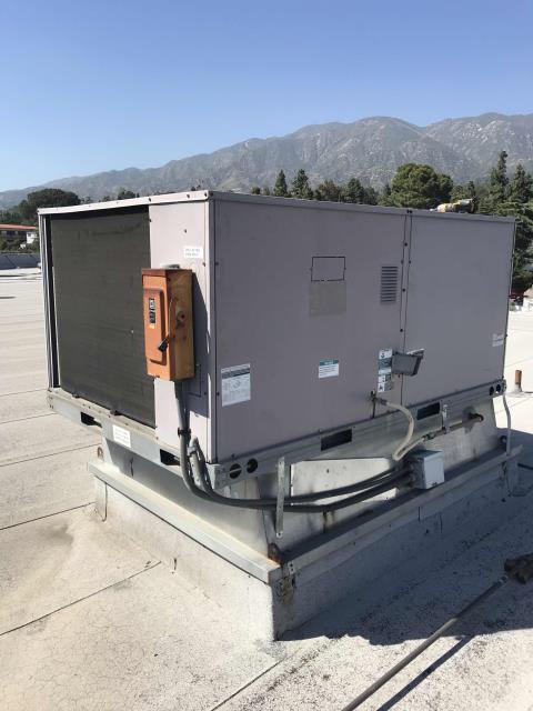 A computer store in La Crescenta CA reported an AC unit not cooling properly. The technician found their commercial unit was shut off at the disconnect. Reset unit, confirmed it is operational but has pitted contactors. Quote for contactors is already with customer waiting on approval.