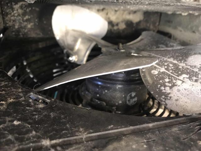 A pharmacy in Chowchilla CA reported one of their freezers not holding proper temperatures. Our technician inspected the commercial unit and found a broken condenser fan motor and jammed fan blade. Removed the defective parts, local parts house did not have parts available. Will order ASAP. Alerted manager to status and will return.