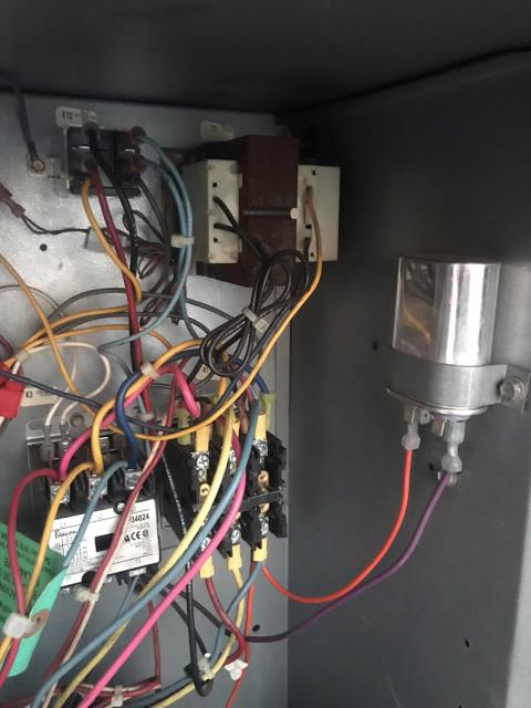 A commercial customer in La Habra CA reported that their office air conditioner was not working. EMS showed the unit had multiple faults. Upon arrival, our technician troubleshooted the #5 Lennox unit and found it off on high head pressure with a loose connection on the condenser fan motor relay. Repaired, reset and ran unit. No more issues to report, confirmed site is back to normal with EMS.