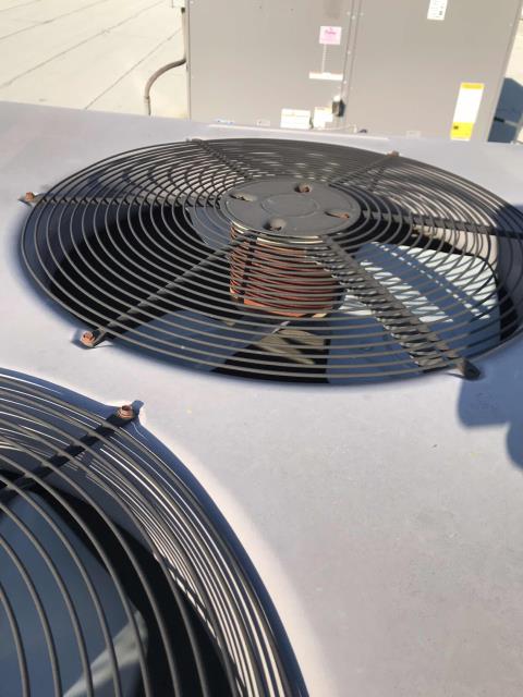 Dispatched our Hanford CA HVAC technician to a commercial property that was reporting several cooling issues. Upon arrival, our tech found that none of the units onsite were cooling. Inspected units #1 and #3, both brand new, and found them only pulling hot outside air in through the economizers.  #3 also had a loose Y connection that was preventing it from calling for cooling.  Bypassed both economizers to get units to cool, will need to replace both economizer boards and sensors. Unit #2 had no 24v going to the control board, traced the issue back to a tripped smoke alarm. Reset and tested, condenser fan motors are locked up. Will need to quote for all repairs including fan motors, economizer boards and sensors. Unit #2 is off to protect the compressor.