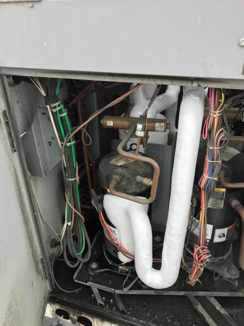 Los Angeles, CA - Our LA California AC technician arrived at a pet hotel to investigate issues with faulty smoke detectors, following up after the fire department had been onsite. Upon arrival, our technician found the customer's #2 and #3 Carrier units running, though the alarm company had reported they needed to be changed. Unit #2 was iced up with no belt. Tested system, will quote to troubleshoot unit #2 and replace smoke detectors on both units. Los Angeles, CA - Our LA California AC technician arrived at a pet hotel to investigate issues with faulty smoke detectors, following up after the fire department had been onsite. Upon arrival, our technician found the customer's #2 and #3 Carrier units running, though the alarm company had reported they needed to be changed. Unit #2 was iced up with no belt. Tested system, will quote to troubleshoot unit #2 and replace smoke detectors on both units.