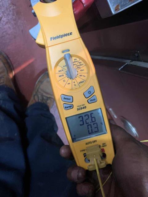 Our Orange County refrigeration technician returned to a restaurant to finish repairs on their cook line meat drawer. Unit recharged with refrigerant, pump valves confirmed operation and cold controls set correctly. Tested temperatures, unit working well now.