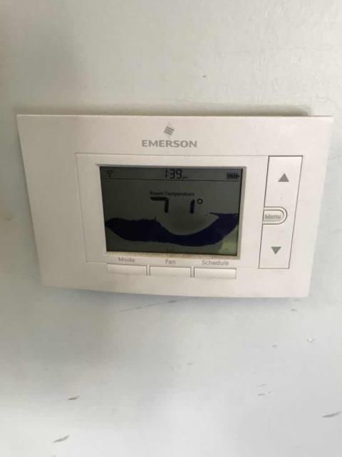 Completed 4th quarter A/C maintenance at an office building in LA County. Seven units PM'ed today, pre-heating season inspection completed, new air filters installed. Found one thermostat onsite with a cracked screen, recommend replacing but it is still semi-functional for now.