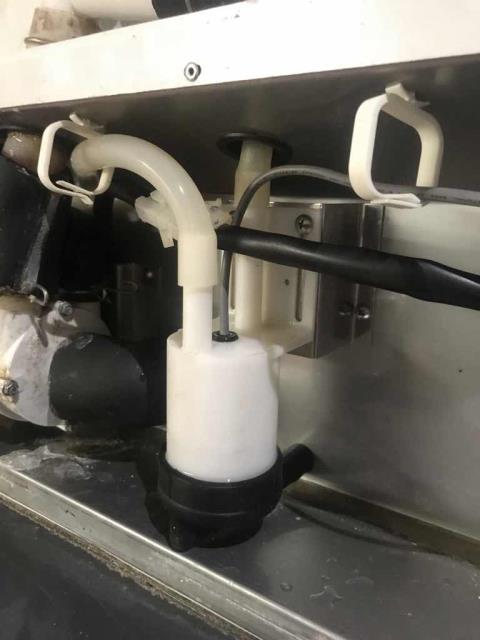 Our Cypress California refrigeration technician returned to a restaurant to work on their two ice machines. The new flaker ice maker had stopped working, due to a failed compressor. The system is under warranty and we will need to work with the warranty supplier to resolve. The second ice machine had a clogged float assembly that our technician cleaned, allowing the float 