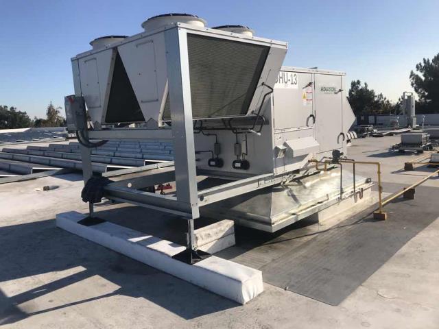 Our SoCAl HVAC installation team was onsite today for a commercial customer, running new high voltage lines, installing drain lines and painting gas lines after a unit replacement. Communication equipment was also brought online and smoke detectors wired in. Will return to install updated gas line supports.