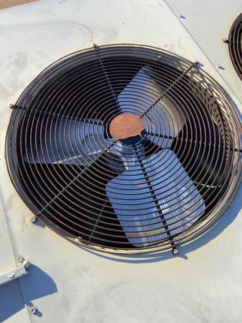 Approved air conditioning repairs were scheduled today for a commercial customer in Palm Springs, California. Multiple Lennox units were in need of repairs. Several units had their crankcase heaters replaced, several fan motors were swapped out. Our technician also installed new motor bearings on unit #5. The technician also found a shorted defective fan relay on #5 that will need to be ordered. After installing all new parts, the technician called into EMS to confirm all systems were operating normally again, with the exception of #5. Will return to complete repairs on #5.