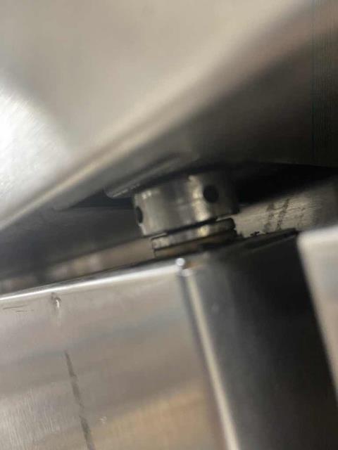 Dispatched our refrigeration technician to a health center in Laguna Hills, CA. A pin had fallen out of the hinge in one of their freezer doors. Our technician inspected the unit and attempted to locate the fallen pin, but was unable to find it. Employees did not have it. Per their recommendation, inspected several other freezer and found several with missing pins. Made temporary repairs to two freezers so that doors would close properly, and will order necessary pins for replacement.