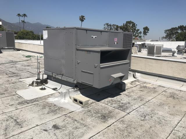 Pasadena, CA - RESSAC PM technician dispatched to commercial makeup store in Pasadena to perform preventative maintenance on two Carrier rooftop package units. Technician replaced the units' air filters and inspected the units. Technician also altered the control operation of one of the units to maximize its efficiency in the current weather conditions. No other deficiencies were found and the tech verified that the units were running optimally. Pasadena, CA - RESSAC PM technician dispatched to commercial makeup store in Pasadena to perform preventative maintenance on two Carrier rooftop package units. Technician replaced the units' air filters and inspected the units. Technician also altered the control operation of one of the units to maximize its efficiency in the current weather conditions. No other deficiencies were found and the tech verified that the units were running optimally.
