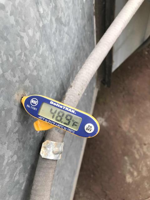 Murrieta, CA - RESSAC service technician responded to a report of the party room at a family entertainment center not cooling properly. Tech arrived and tested AC #2. He found the system cooling and the space at 70 degrees with a supply temperature of 49 degrees. Additional testing found the control system not functioning correctly. Controls would not allow system to turn on as scheduled. A temporary thermostat was installed to provide the site with cooling until the controls issue could be resolved. Murrieta, CA - RESSAC service technician responded to a report of the party room at a family entertainment center not cooling properly. Tech arrived and tested AC #2. He found the system cooling and the space at 70 degrees with a supply temperature of 49 degrees. Additional testing found the control system not functioning correctly. Controls would not allow system to turn on as scheduled. A temporary thermostat was installed to provide the site with cooling until the controls issue could be resolved.
