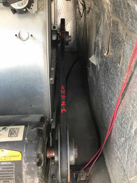 Our commercial HVAC technician returned to complete the comprehensive spring PM at a hardware chain store in San Francisco CA. Filter change and coil cleaning had been completed on previous visit. The tech changed belts on all Lennox package units and recorded multiple minor issues. Deficiencies were quoted to the customer to approve.