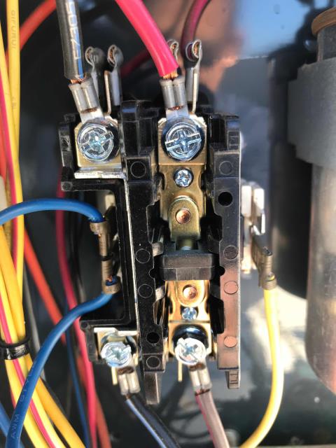 Los Angeles, CA - AC repair tech dispatched to complete approved repairs at a cell phone store in Panorama City, CA. Our technician replaced two weak motor capacitors on the #1 Trane unit, and a pitted contactor on the Trane split system. Tested all units, equipment running and site cool. Los Angeles, CA - AC repair tech dispatched to complete approved repairs at a cell phone store in Panorama City, CA. Our technician replaced two weak motor capacitors on the #1 Trane unit, and a pitted contactor on the Trane split system. Tested all units, equipment running and site cool.
