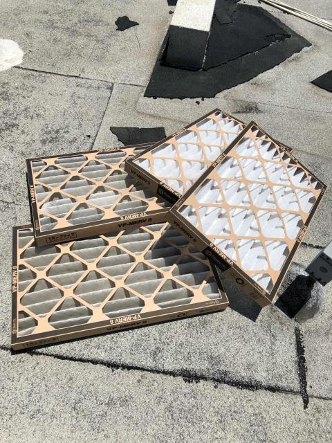 Local office building was scheduled for their May AC preventative maintenance. The technician swapped out filters, blew out condenser drains and checked over all components. No issues to report, site in good condition.