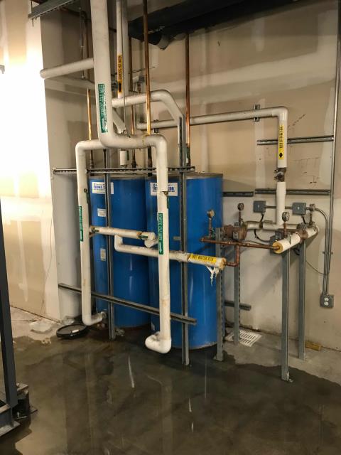 Lakewood, CA - Return visit scheduled for a grocery store in Lakewood, CA. Boiler was leaking water. Technician inspected equipment and found that water was leaking from one of the reclaim tanks for the refrigeration racks. Tank #1 has a rusted bottom, tank or base will need to be replaced. Discussed situation with customer, customer will have their plumbing contractor address the reclaim tank. Confirmed boilers are dry and no leaks found. Lakewood, CA - Return visit scheduled for a grocery store in Lakewood, CA. Boiler was leaking water. Technician inspected equipment and found that water was leaking from one of the reclaim tanks for the refrigeration racks. Tank #1 has a rusted bottom, tank or base will need to be replaced. Discussed situation with customer, customer will have their plumbing contractor address the reclaim tank. Confirmed boilers are dry and no leaks found.