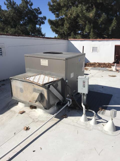 HVAC maintenance scheduled for our chiropractic customer in La Verne, California. Smaller site, with one 4 ton York AC. Tech swapped the filters and complete the visual inspection. AC running and customers comfortable onsite. Job complete.