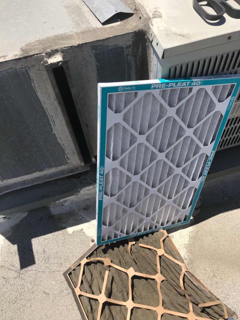 HVAC Preventative Maintenance scheduled at a cash advance store in Simi Valley, California. Filters were swapped out, remaining components checked and confirmed operational. PM complete.