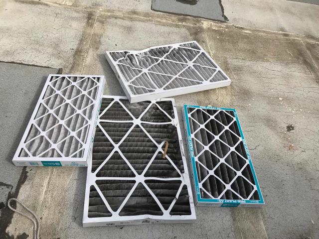 Dispatched our a/c tech to a bank in Santa Maria, California, to perform their winter maintenance services. All filters were swapped out, belts and electrical, mechanical components inspected. Coils are slightly dirty, but site is scheduled for spring cleaning so will not recommend wash today.