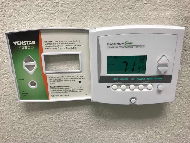 Responded to an emergency AC call for a hair salon in Goleta, California. Technician found that their older thermostat had failed and was no longer responding. Sourced a new thermostat locally and replaced same day. Unit now responding and site at comfortable temperatures again.