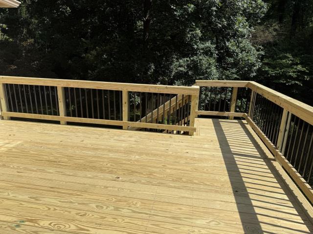 
We replaced a deck on a house in Smyrna, Ga. The deck was old and needed to be replaced due to weather damage