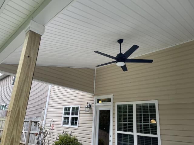 
We replaced the windows and replaced the roof over the patio on a house in Newnan, Ga.