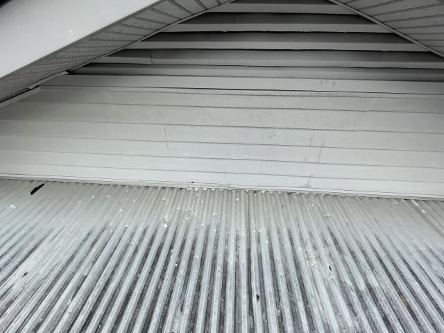 We re-installed siding over a metal awning in Dallas, Ga. 