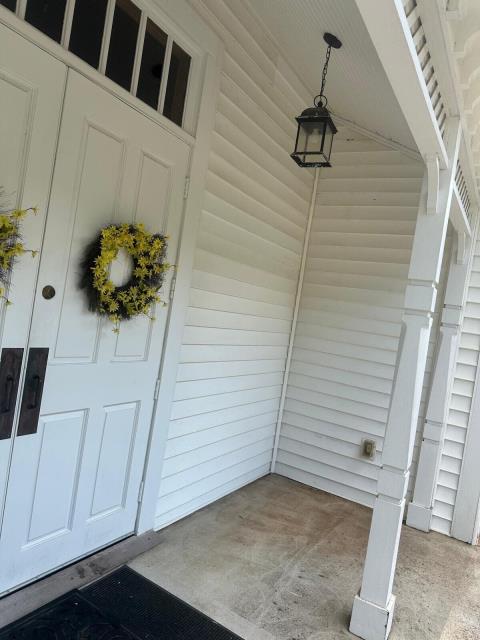 We replaced the roof and siding on a church in Bowdon, Ga. 