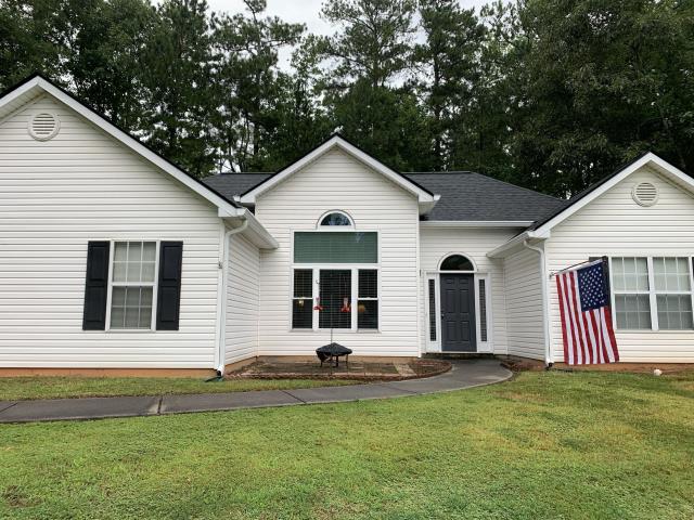 We replaced the roof and gutters on a house in Carrollton, Ga