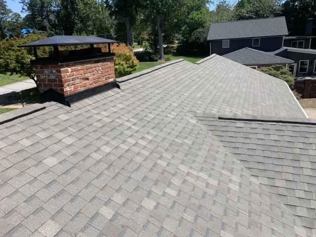 
We replaced the roof on a house in Marietta, Ga.