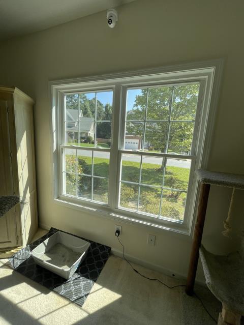 We replaced a window and a door on a house in Mableton, Ga. 