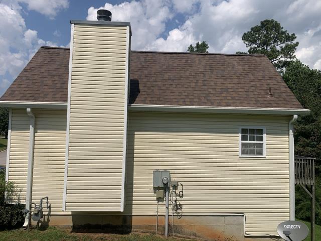We replaced a roof on a house in Douglasville, Ga. 