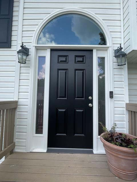We replaced a door on a house in Dallas, Ga