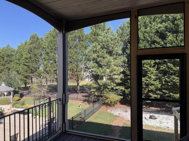 We screened in two balconies and installed a screen door on a house in Villa Rica, Ga. 