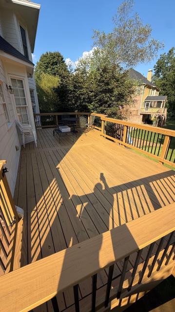 
We stained a deck in Marietta, Ga.