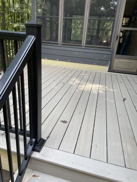 We replaced a deck on a house in Snellville, Ga.  We replaced a deck on a house in Snellville, Ga.