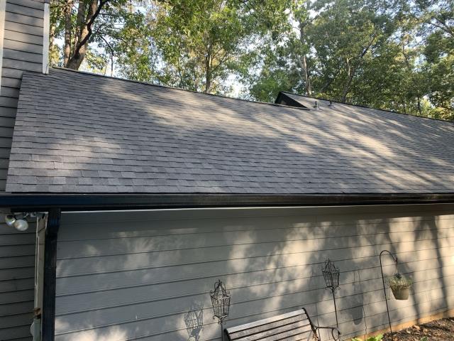 We replaced the roof on a house in Winston, Ga. 
