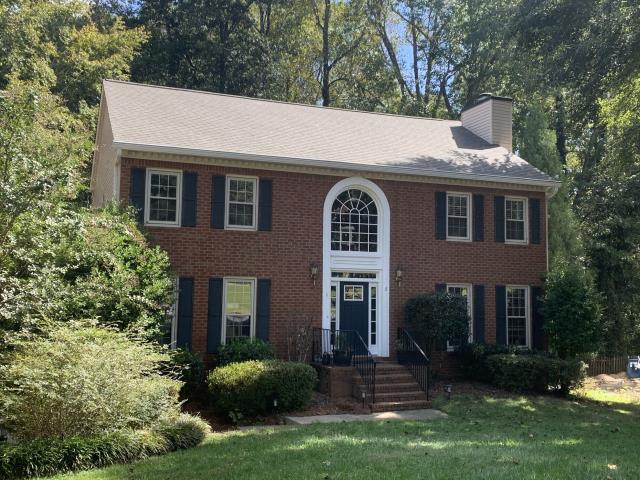 We replaced a roof on a house in Marietta, Ga. 