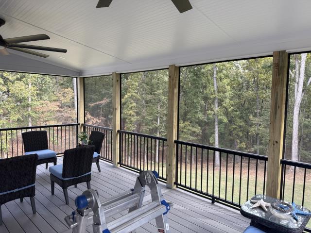 We completed a roof over deck on a house in Douglasville, Ga. 